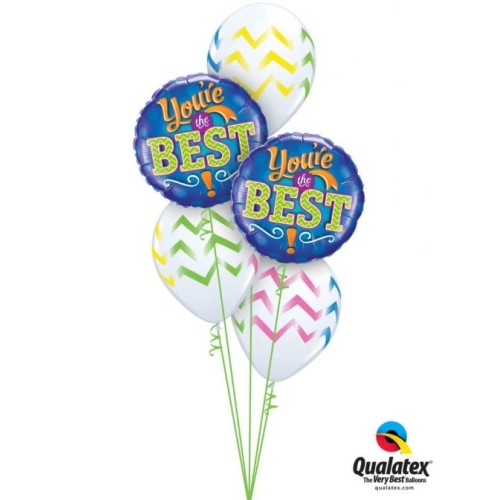 Bouquet 983 Simply The Best! Qualatex #11833-2 88212-3